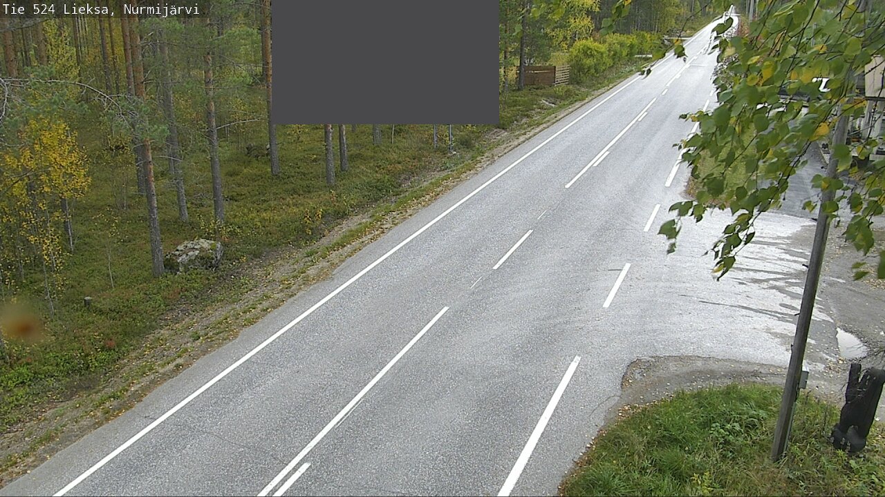 Weather Camera Image Väg 524 Lieksa, Nurmijärvi, Lieksa, Pohjois-Karjala