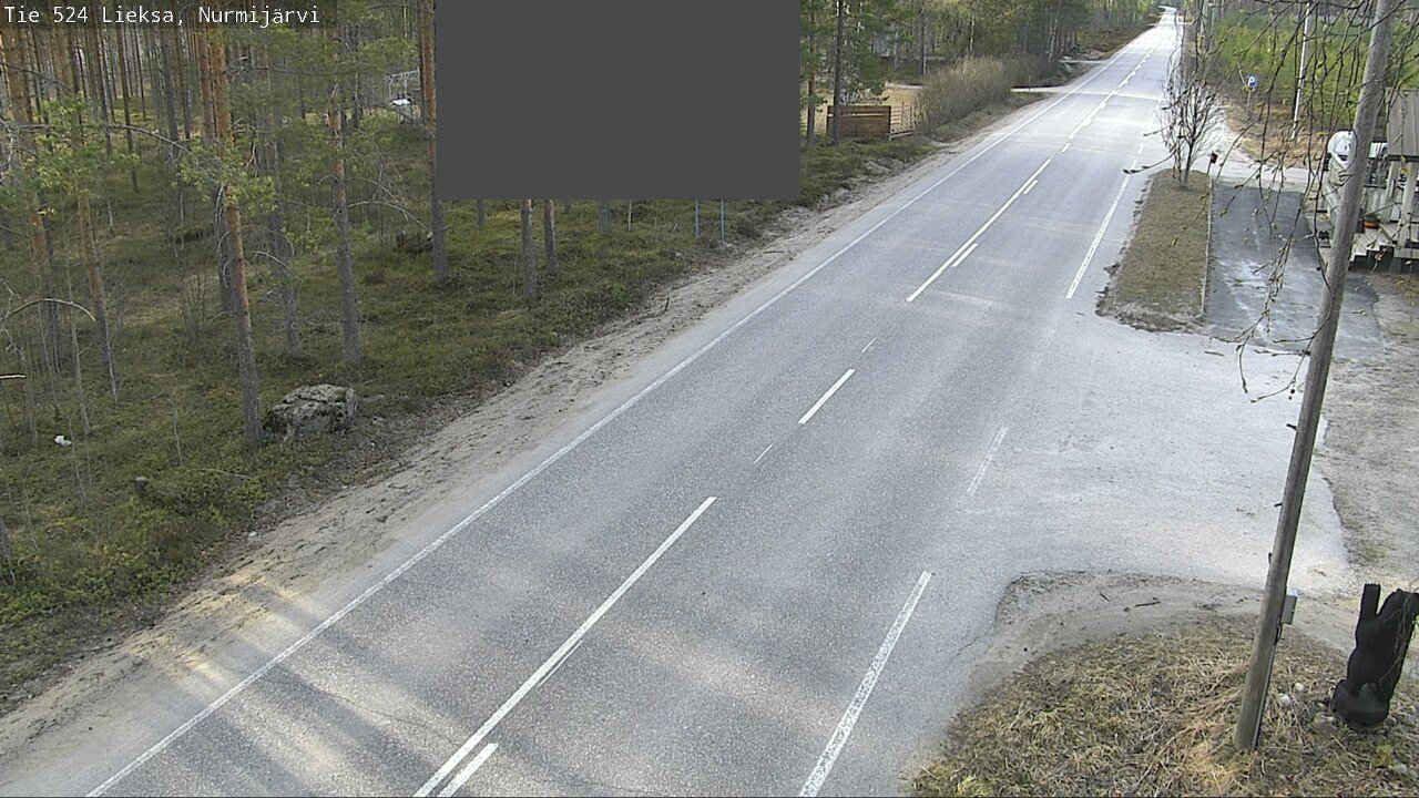 Weather Camera Image Road 524 Lieksa, Nurmijärvi, Lieksa, Pohjois-Karjala