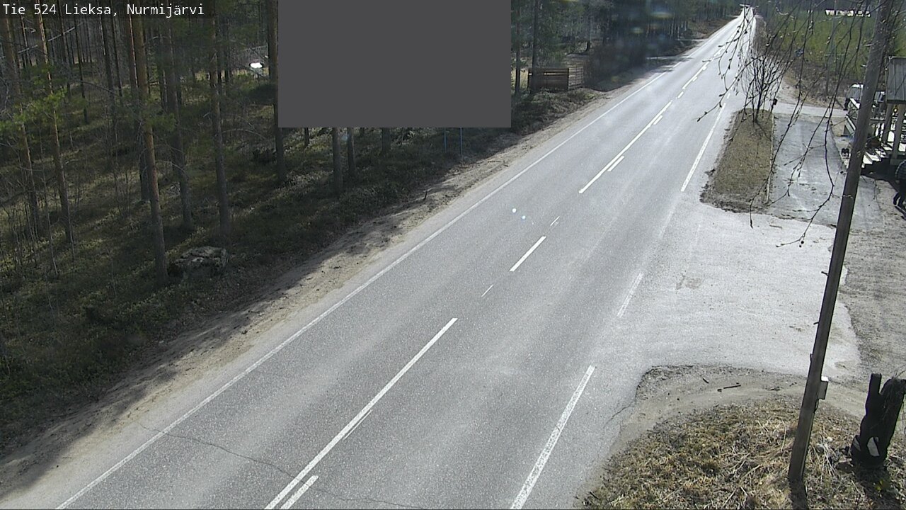 Weather Camera Image Väg 524 Lieksa, Nurmijärvi, Lieksa, Pohjois-Karjala