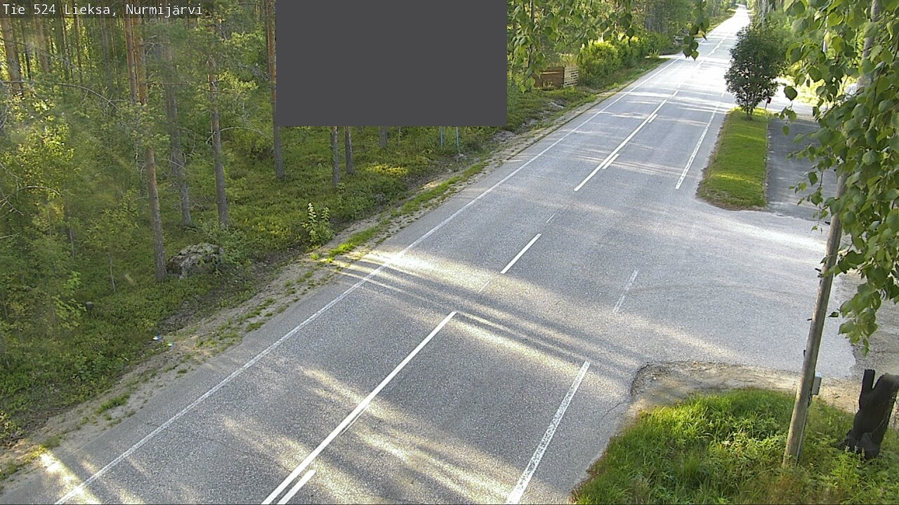 Weather Camera Image Väg 524 Lieksa, Nurmijärvi, Lieksa, Pohjois-Karjala