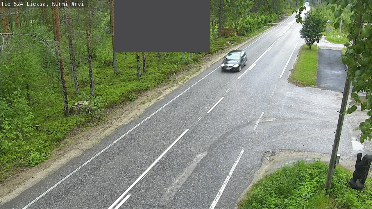 Weather Camera Image Road 524 Lieksa, Nurmijärvi, Lieksa, Pohjois-Karjala