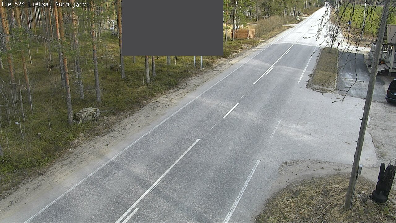 Weather Camera Image Väg 524 Lieksa, Nurmijärvi, Lieksa, Pohjois-Karjala