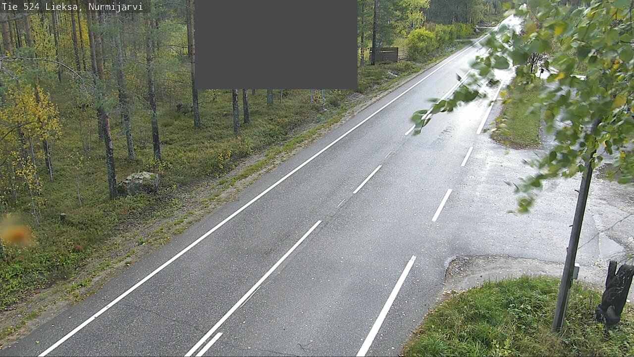 Weather Camera Image Väg 524 Lieksa, Nurmijärvi, Lieksa, Pohjois-Karjala
