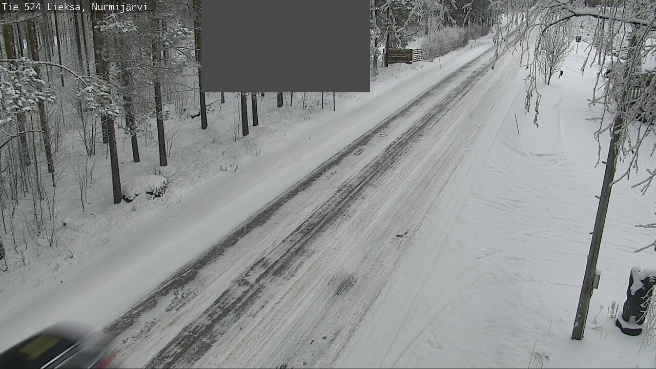 Weather Camera Image Väg 524 Lieksa, Nurmijärvi, Lieksa, Pohjois-Karjala