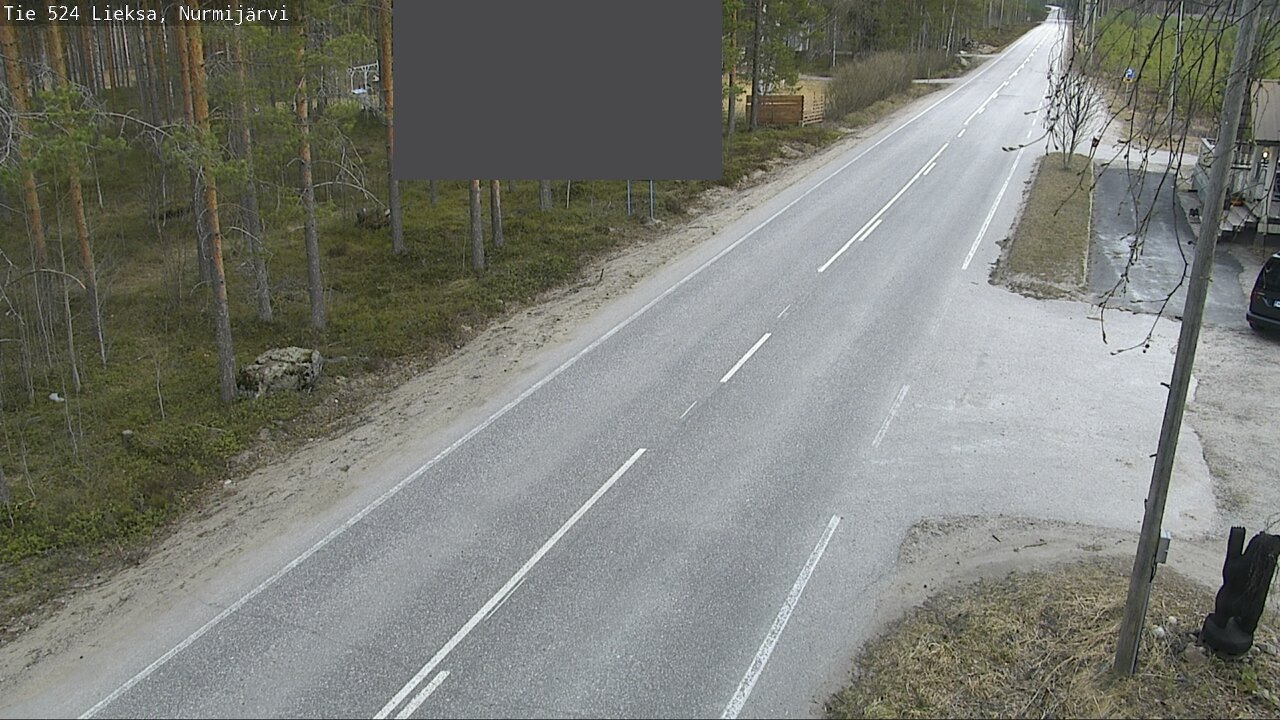 Weather Camera Image Väg 524 Lieksa, Nurmijärvi, Lieksa, Pohjois-Karjala