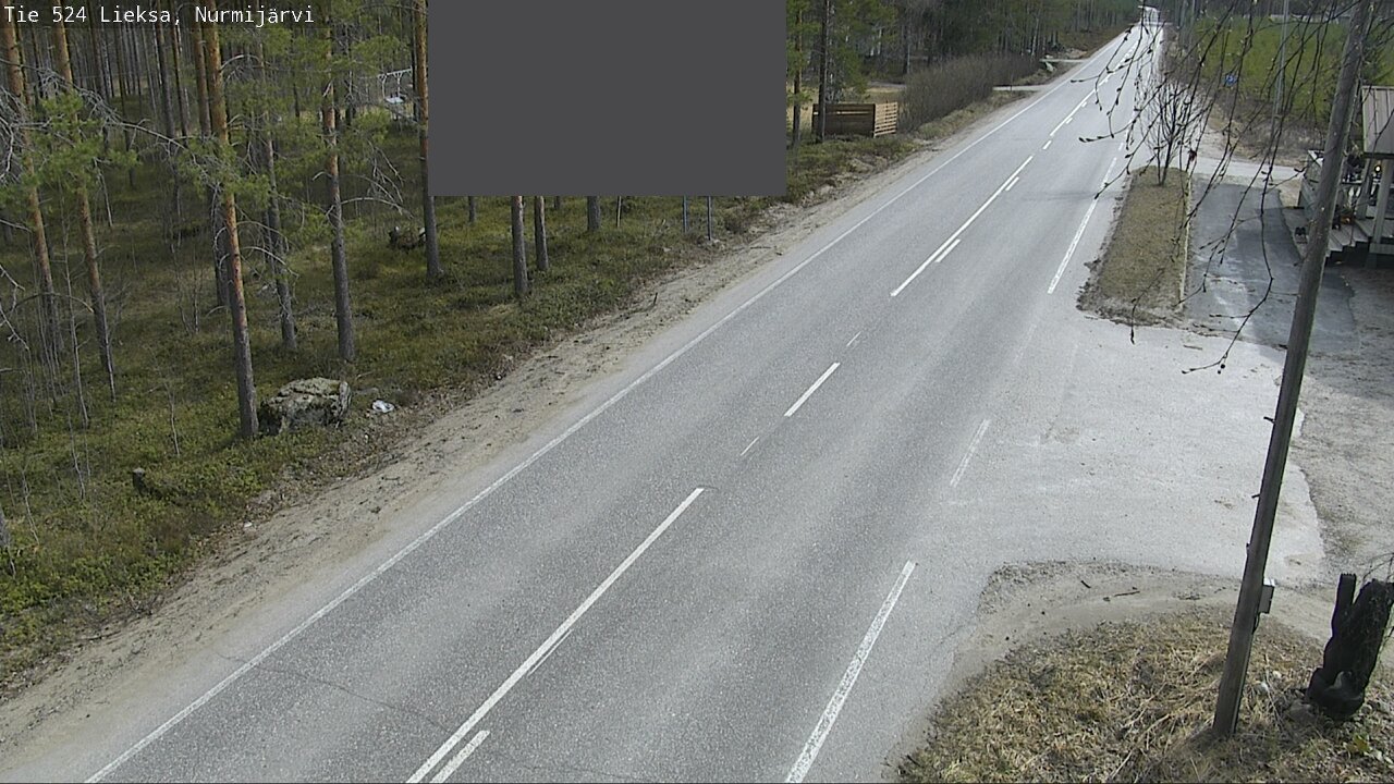 Weather Camera Image Väg 524 Lieksa, Nurmijärvi, Lieksa, Pohjois-Karjala