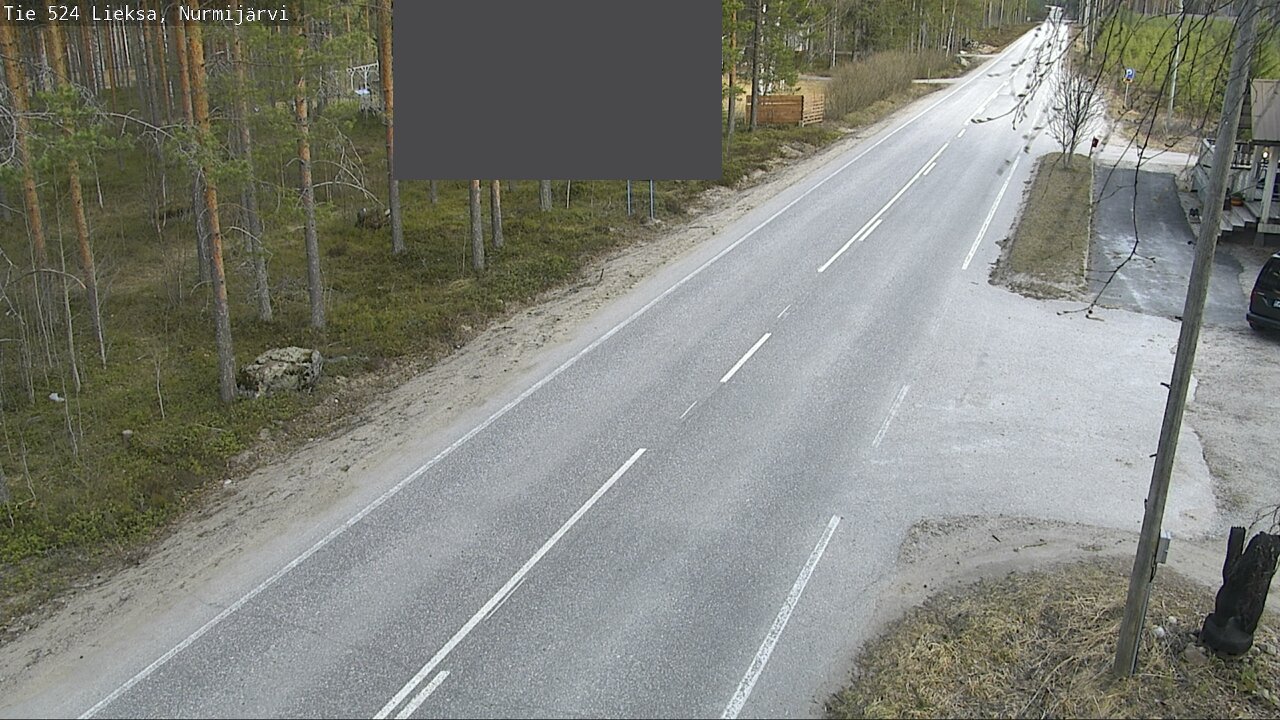 Weather Camera Image Väg 524 Lieksa, Nurmijärvi, Lieksa, Pohjois-Karjala