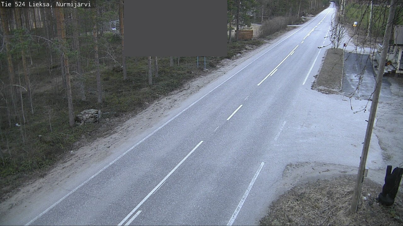 Weather Camera Image Väg 524 Lieksa, Nurmijärvi, Lieksa, Pohjois-Karjala