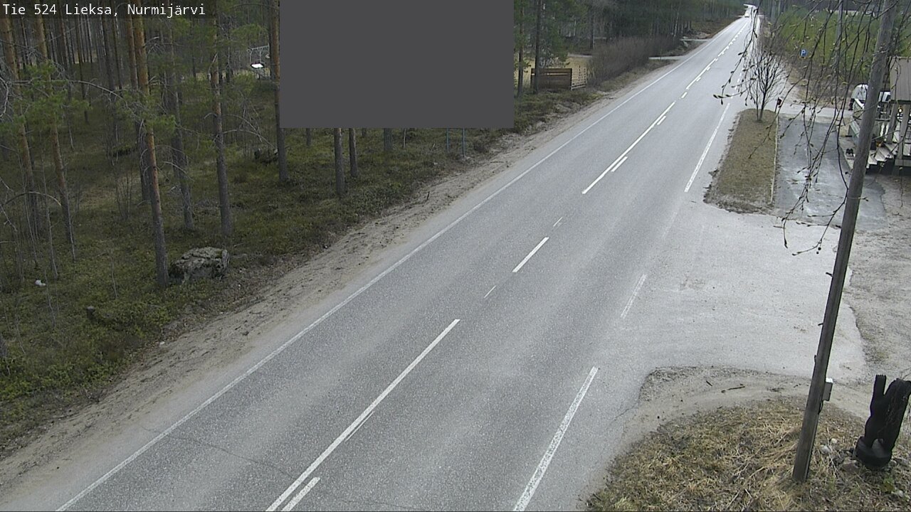 Weather Camera Image Road 524 Lieksa, Nurmijärvi, Lieksa, Pohjois-Karjala