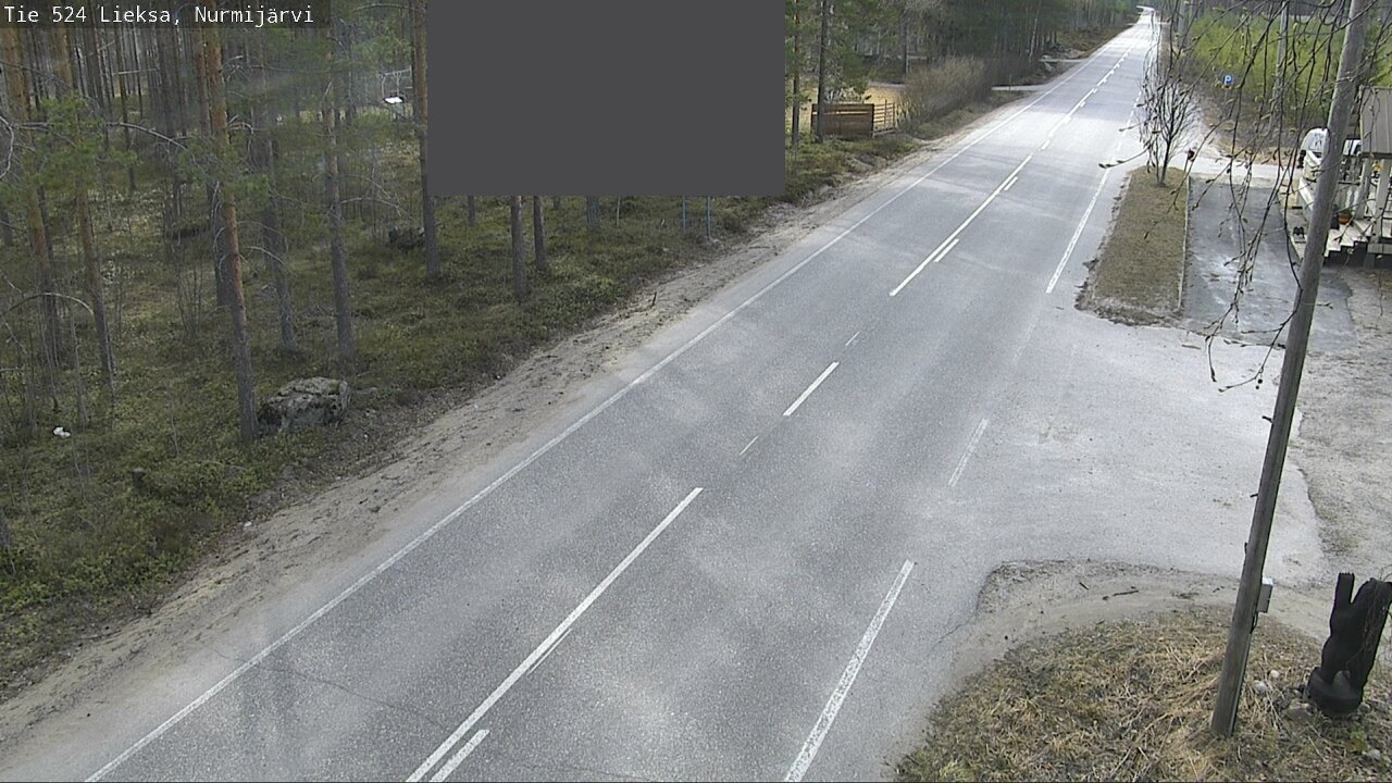 Weather Camera Image Road 524 Lieksa, Nurmijärvi, Lieksa, Pohjois-Karjala