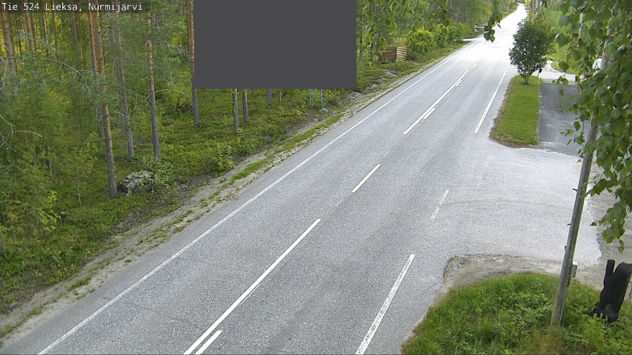 Weather Camera Image Road 524 Lieksa, Nurmijärvi, Lieksa, Pohjois-Karjala