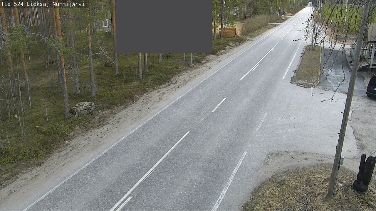 Weather Camera Image Väg 524 Lieksa, Nurmijärvi, Lieksa, Pohjois-Karjala