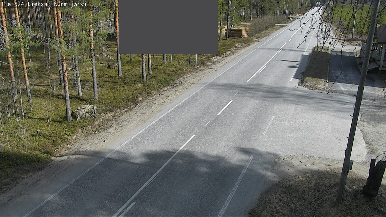 Weather Camera Image Väg 524 Lieksa, Nurmijärvi, Lieksa, Pohjois-Karjala