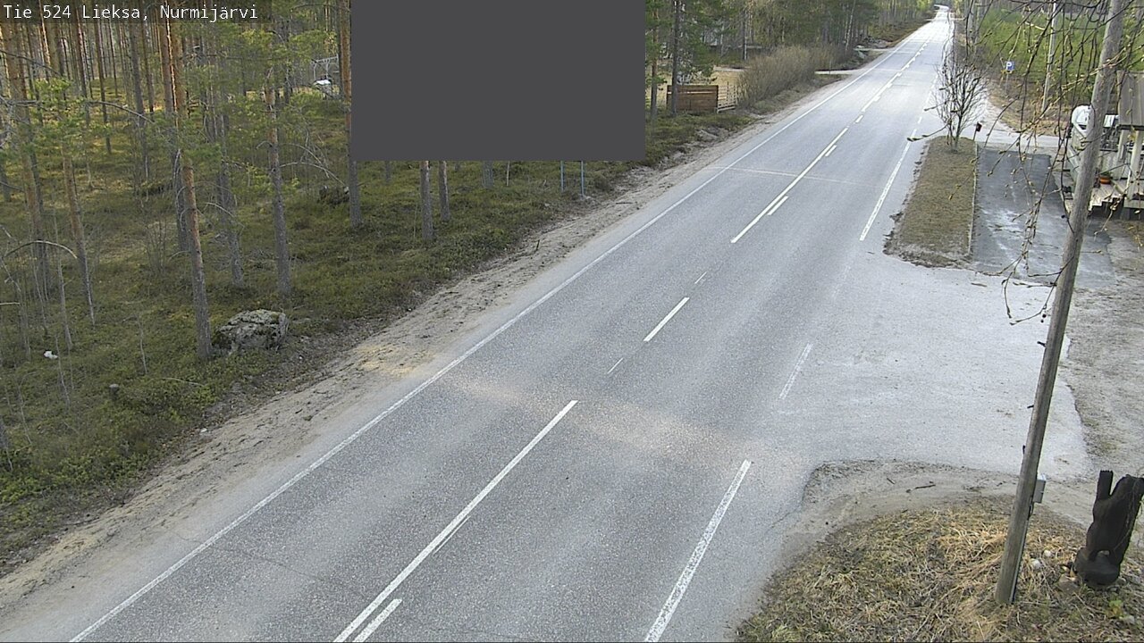 Weather Camera Image Road 524 Lieksa, Nurmijärvi, Lieksa, Pohjois-Karjala