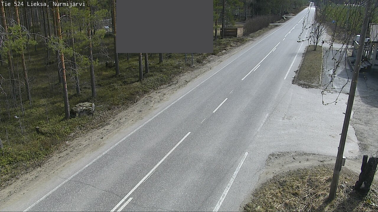 Weather Camera Image Road 524 Lieksa, Nurmijärvi, Lieksa, Pohjois-Karjala