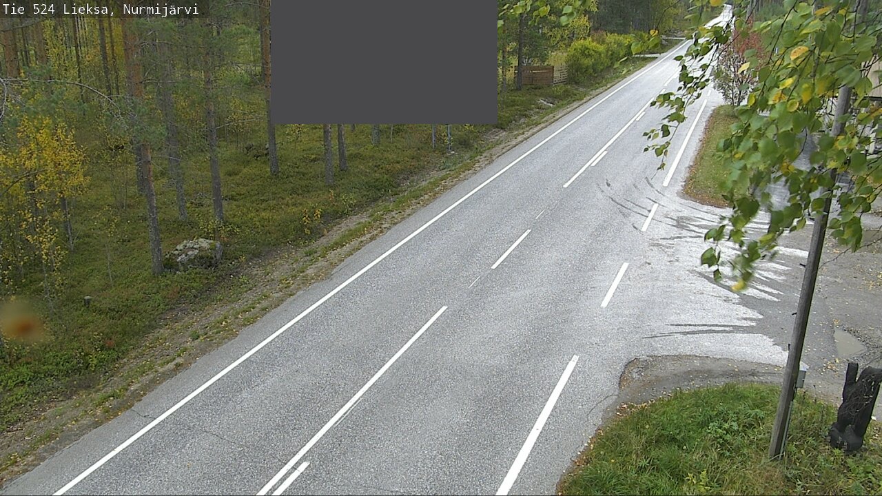 Weather Camera Image Väg 524 Lieksa, Nurmijärvi, Lieksa, Pohjois-Karjala
