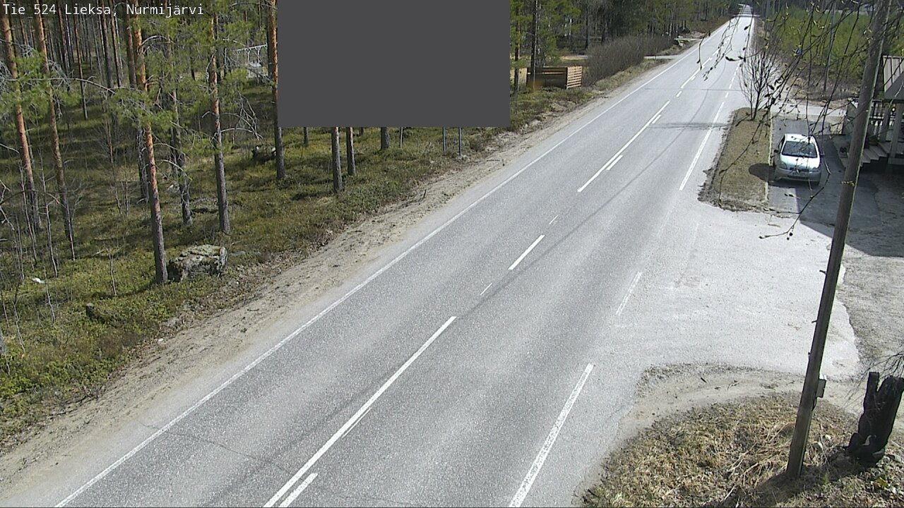 Weather Camera Image Road 524 Lieksa, Nurmijärvi, Lieksa, Pohjois-Karjala