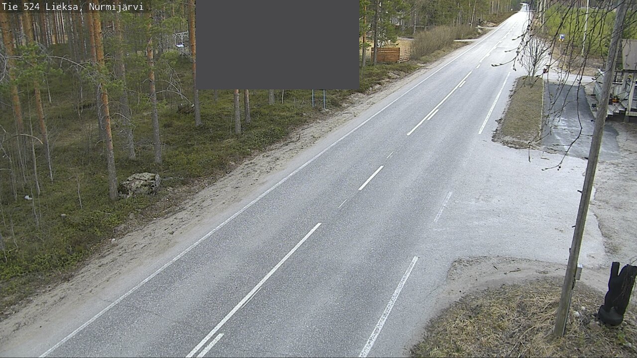Weather Camera Image Väg 524 Lieksa, Nurmijärvi, Lieksa, Pohjois-Karjala