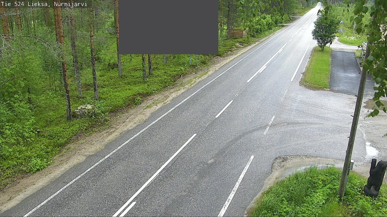 Weather Camera Image Road 524 Lieksa, Nurmijärvi, Lieksa, Pohjois-Karjala