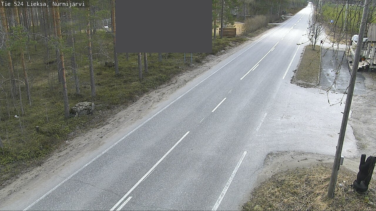 Weather Camera Image Road 524 Lieksa, Nurmijärvi, Lieksa, Pohjois-Karjala