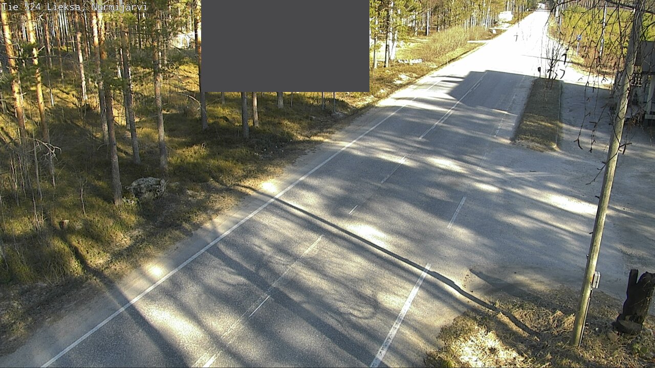 Weather Camera Image Väg 524 Lieksa, Nurmijärvi, Lieksa, Pohjois-Karjala