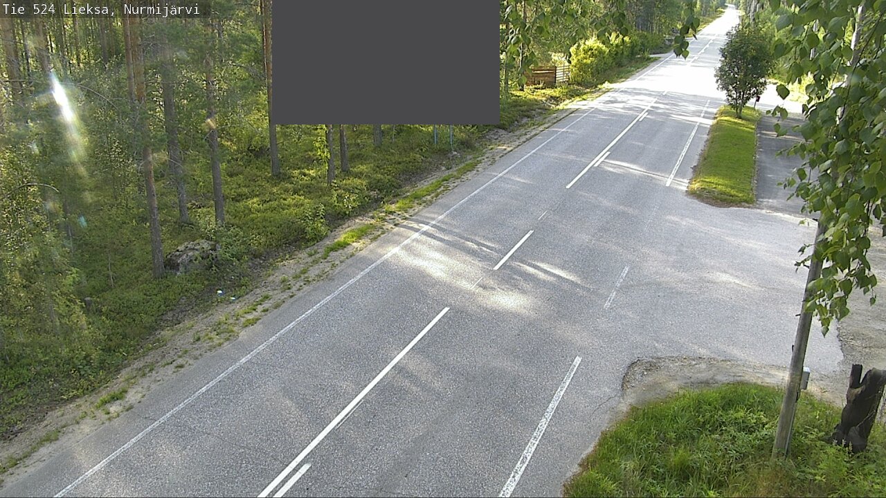 Weather Camera Image Väg 524 Lieksa, Nurmijärvi, Lieksa, Pohjois-Karjala