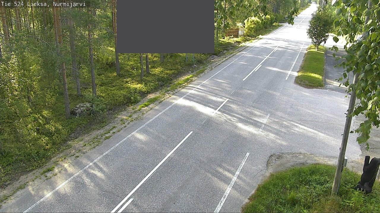 Weather Camera Image Väg 524 Lieksa, Nurmijärvi, Lieksa, Pohjois-Karjala
