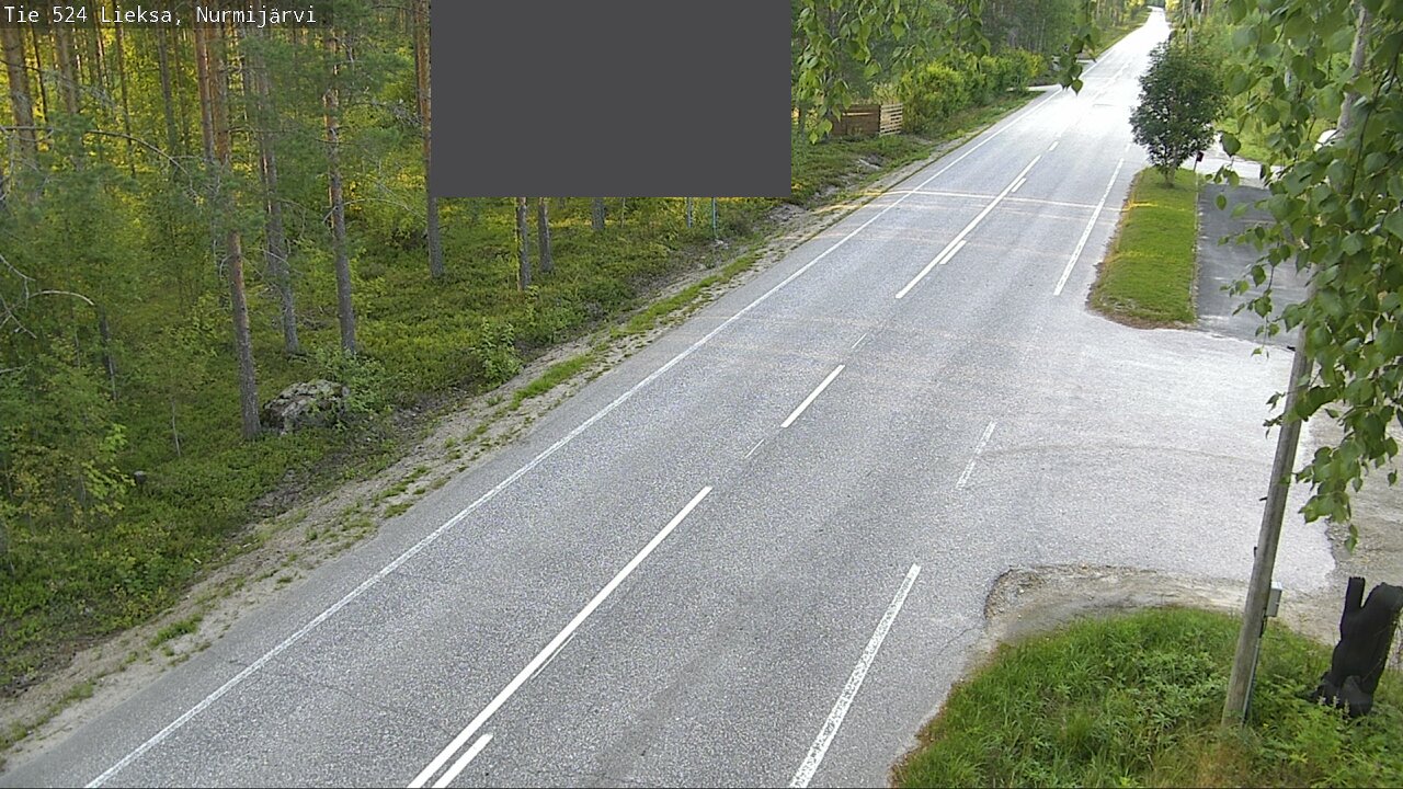 Weather Camera Image Väg 524 Lieksa, Nurmijärvi, Lieksa, Pohjois-Karjala