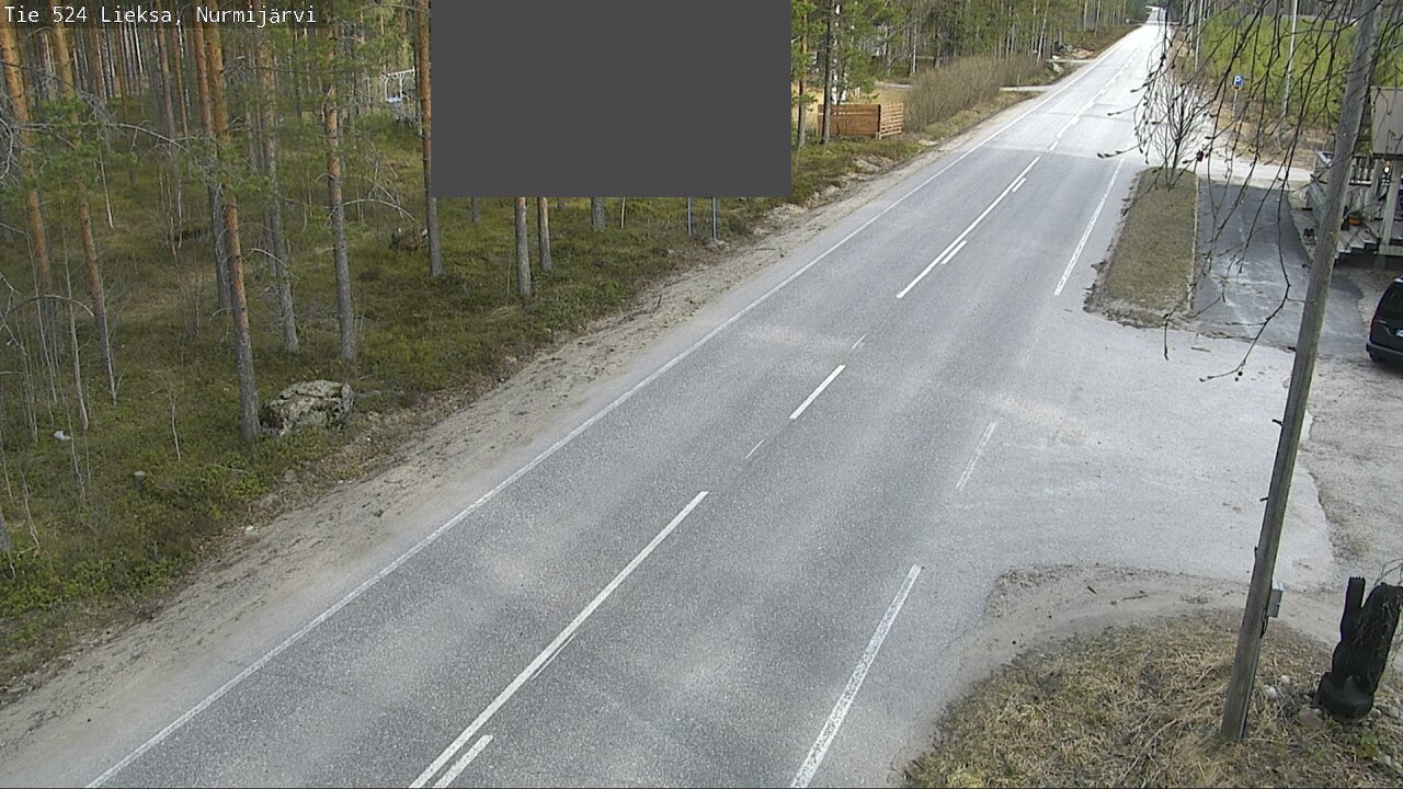 Weather Camera Image Väg 524 Lieksa, Nurmijärvi, Lieksa, Pohjois-Karjala