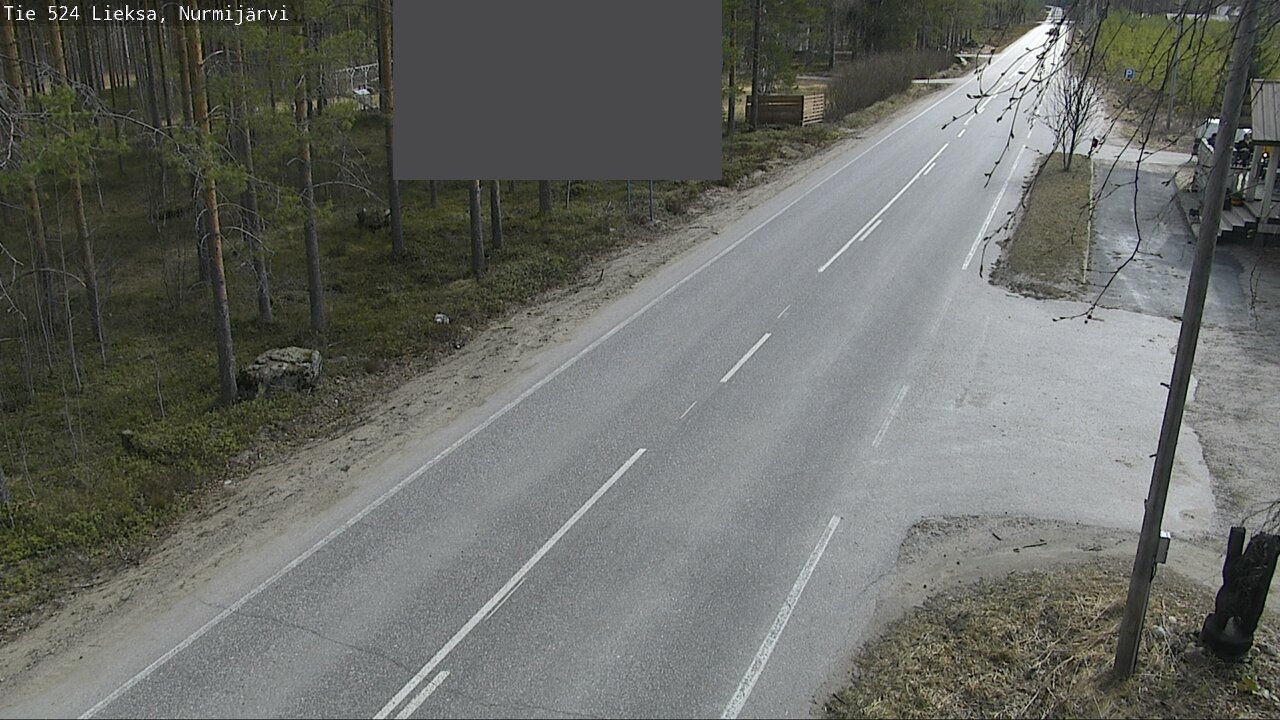 Weather Camera Image Väg 524 Lieksa, Nurmijärvi, Lieksa, Pohjois-Karjala