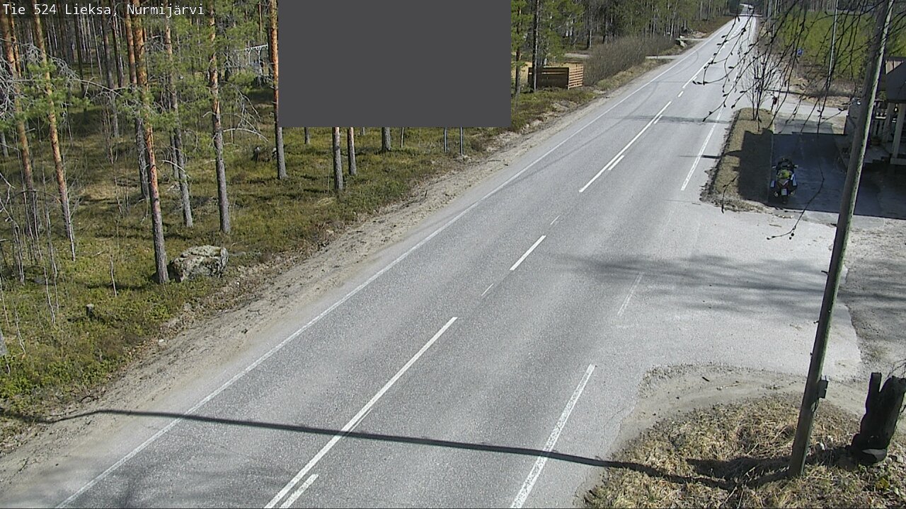 Weather Camera Image Väg 524 Lieksa, Nurmijärvi, Lieksa, Pohjois-Karjala
