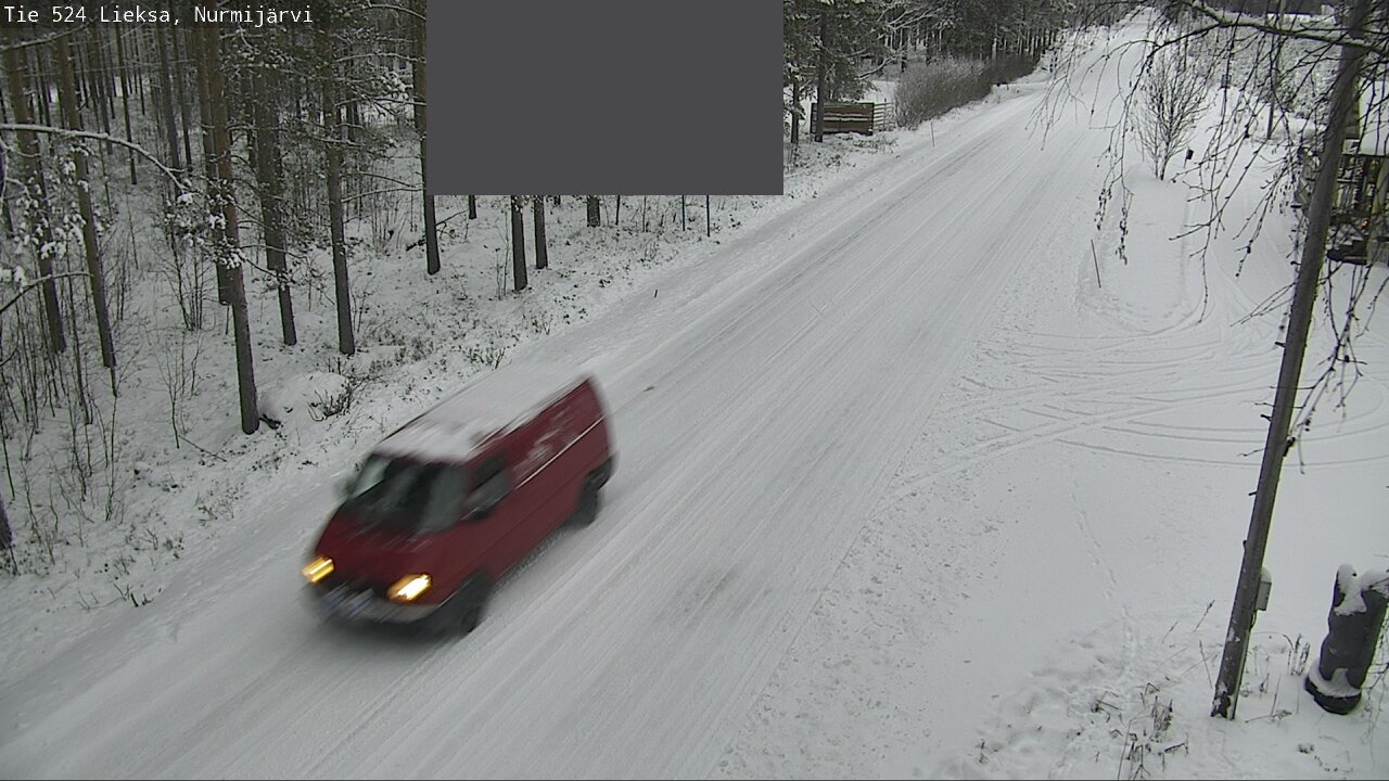 Weather Camera Image Road 524 Lieksa, Nurmijärvi, Lieksa, Pohjois-Karjala