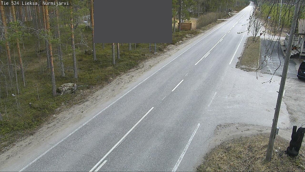 Weather Camera Image Väg 524 Lieksa, Nurmijärvi, Lieksa, Pohjois-Karjala