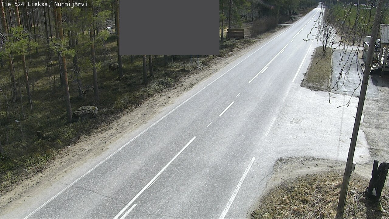 Weather Camera Image Road 524 Lieksa, Nurmijärvi, Lieksa, Pohjois-Karjala