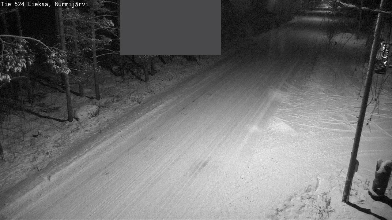 Weather Camera Image Road 524 Lieksa, Nurmijärvi, Lieksa, Pohjois-Karjala
