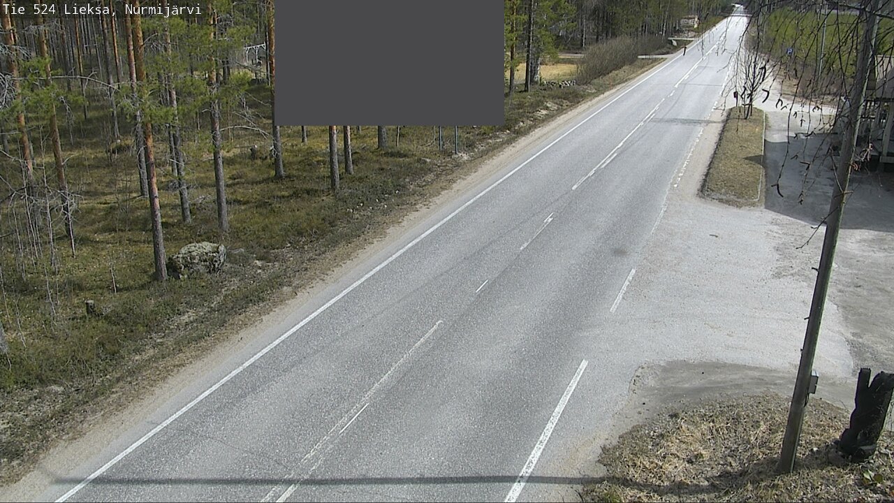 Weather Camera Image Road 524 Lieksa, Nurmijärvi, Lieksa, Pohjois-Karjala