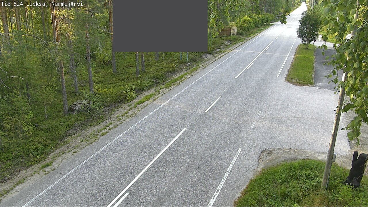 Weather Camera Image Väg 524 Lieksa, Nurmijärvi, Lieksa, Pohjois-Karjala