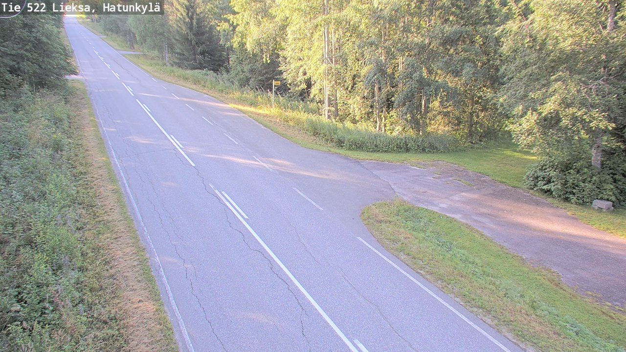 Weather Camera Image Väg 522 Lieksa, Hatunkylä, Lieksa, Pohjois-Karjala