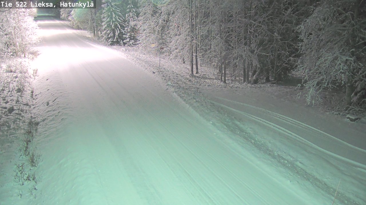 Weather Camera Image Väg 522 Lieksa, Hatunkylä, Lieksa, Pohjois-Karjala