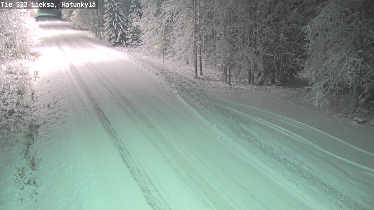 Weather Camera Image Väg 522 Lieksa, Hatunkylä, Lieksa, Pohjois-Karjala