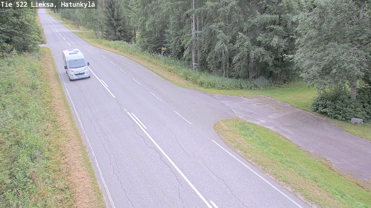 Weather Camera Image Road 522 Lieksa, Hatunkylä, Lieksa, Pohjois-Karjala