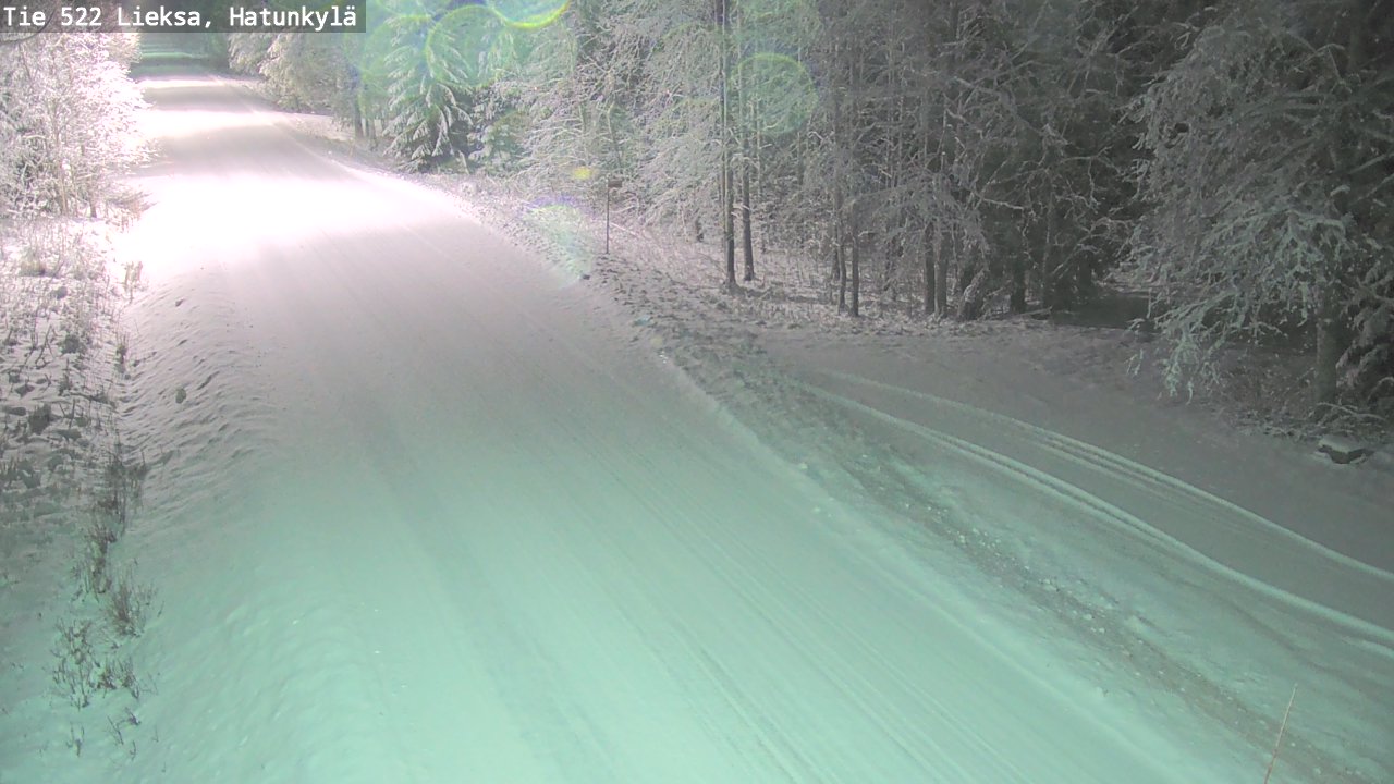 Weather Camera Image Väg 522 Lieksa, Hatunkylä, Lieksa, Pohjois-Karjala