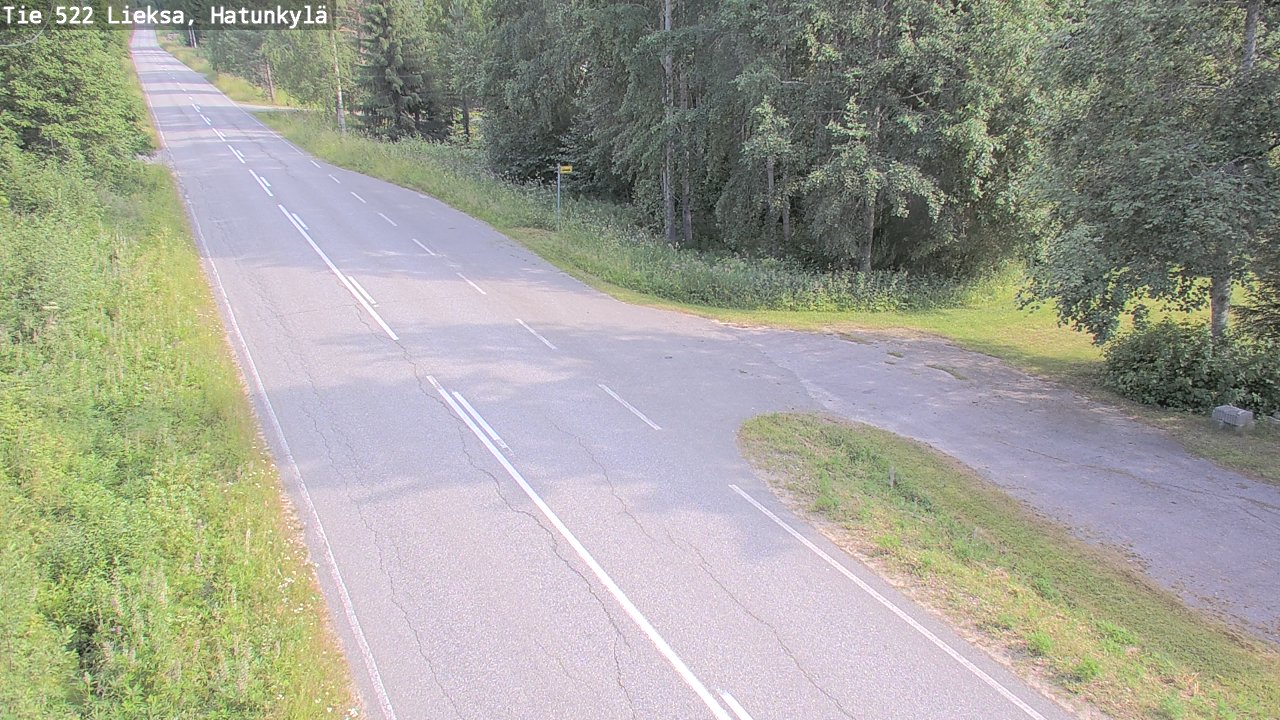 Weather Camera Image Road 522 Lieksa, Hatunkylä, Lieksa, Pohjois-Karjala
