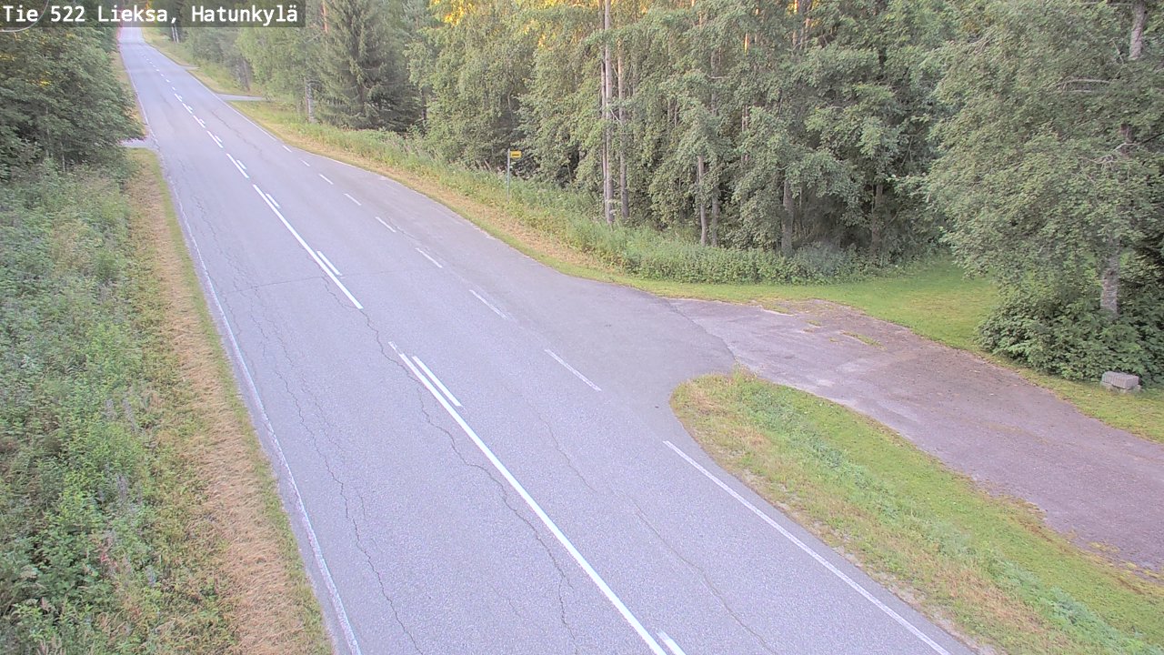 Kelikamerat Kuva Tie 522 Lieksa, Hatunkylä, Lieksa, Pohjois-Karjala