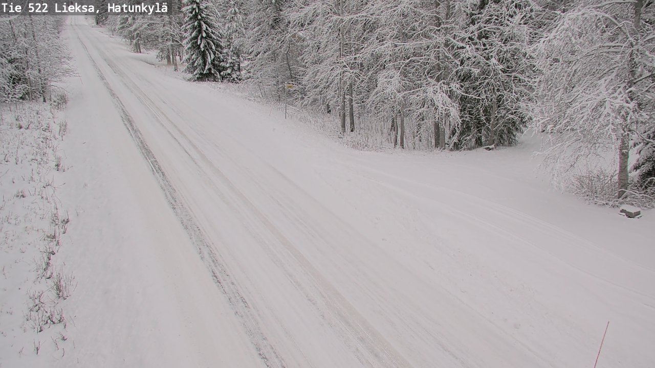 Weather Camera Image Väg 522 Lieksa, Hatunkylä, Lieksa, Pohjois-Karjala