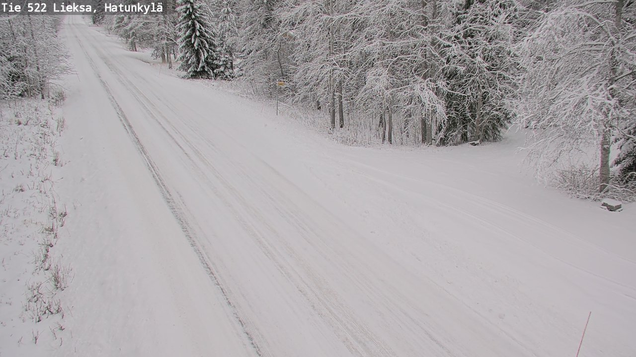 Weather Camera Image Väg 522 Lieksa, Hatunkylä, Lieksa, Pohjois-Karjala