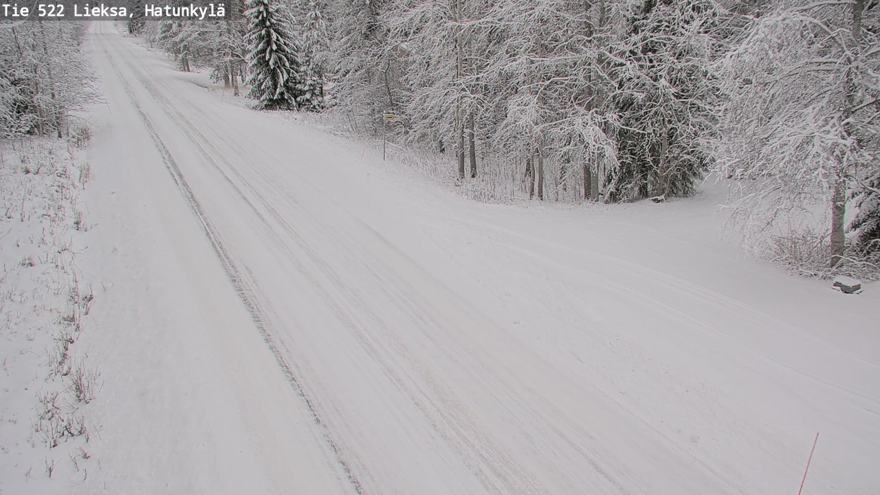 Weather Camera Image Väg 522 Lieksa, Hatunkylä, Lieksa, Pohjois-Karjala