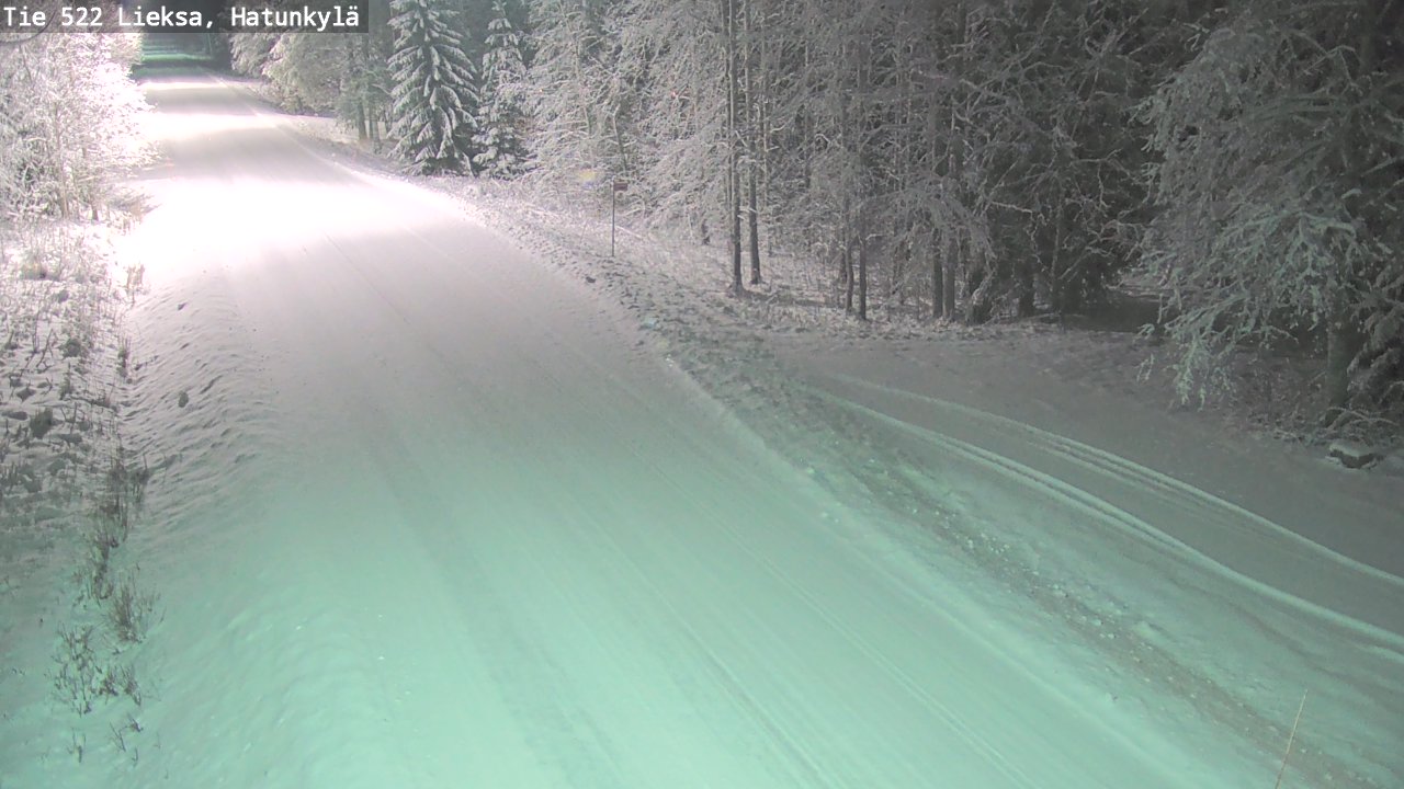 Weather Camera Image Väg 522 Lieksa, Hatunkylä, Lieksa, Pohjois-Karjala