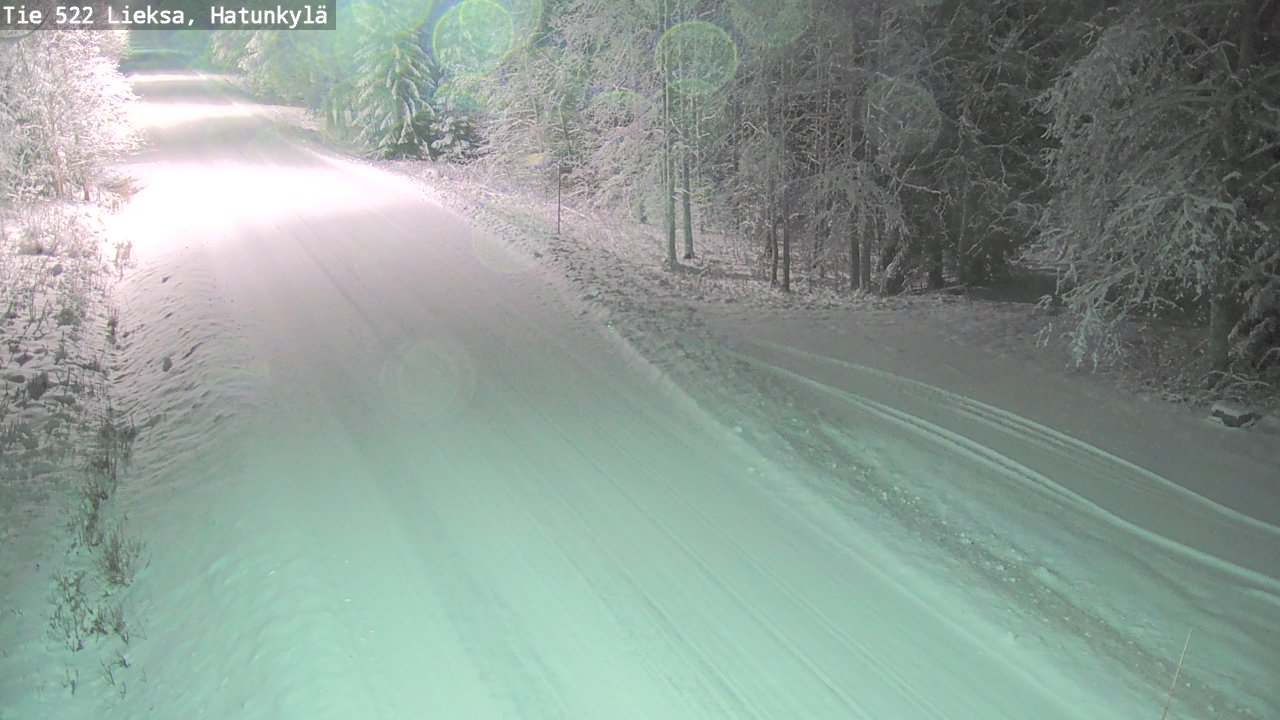 Weather Camera Image Väg 522 Lieksa, Hatunkylä, Lieksa, Pohjois-Karjala
