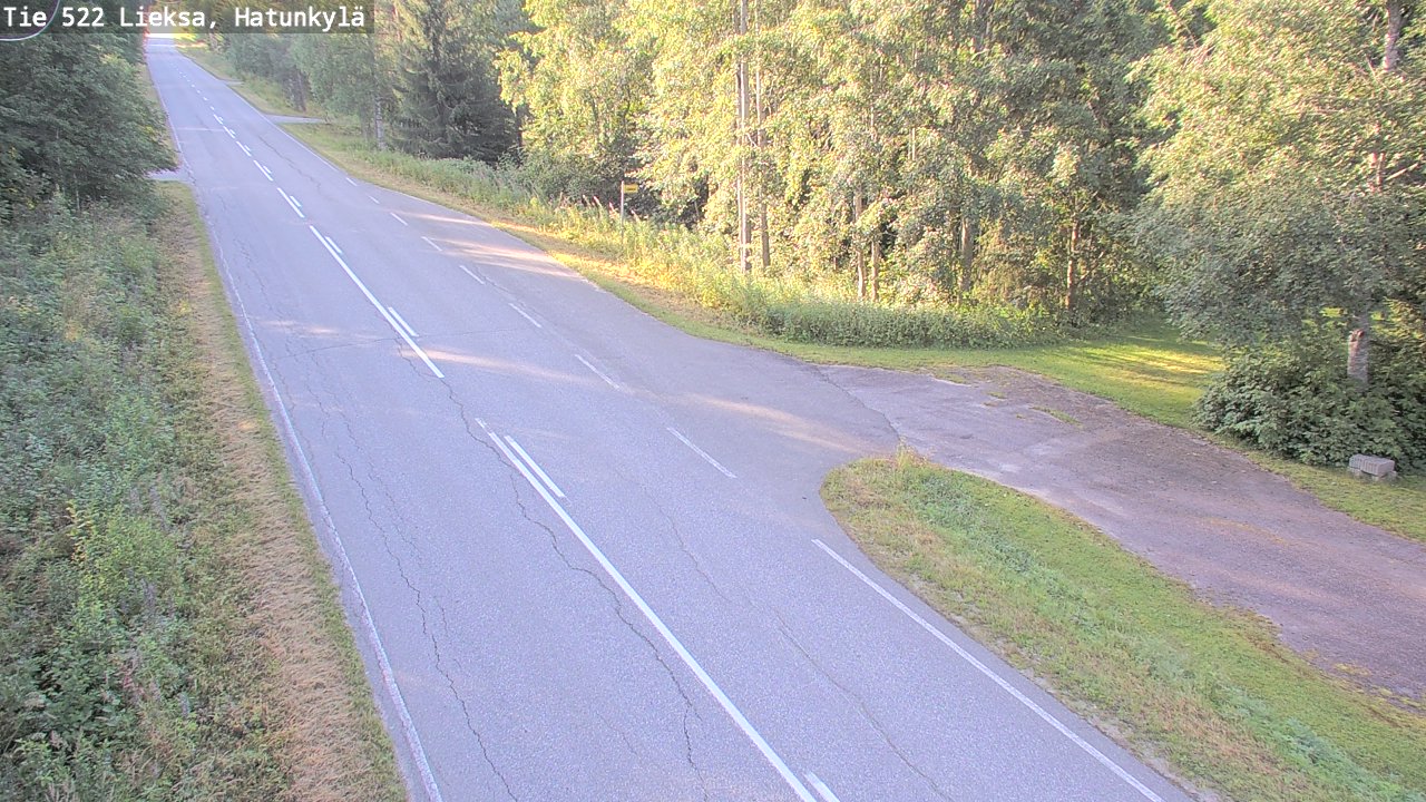 Weather Camera Image Väg 522 Lieksa, Hatunkylä, Lieksa, Pohjois-Karjala